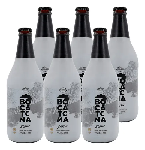 Cerveza Bocatoma Porter Botella 500ml X 6 Unidades
