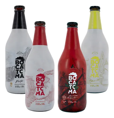 Cervezas Caja Bocatoma Premiadas Botella 4 Unidades 500ml