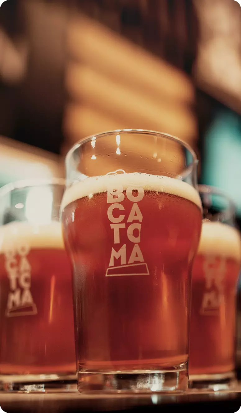 Vasos de cerveza BOCATOMA