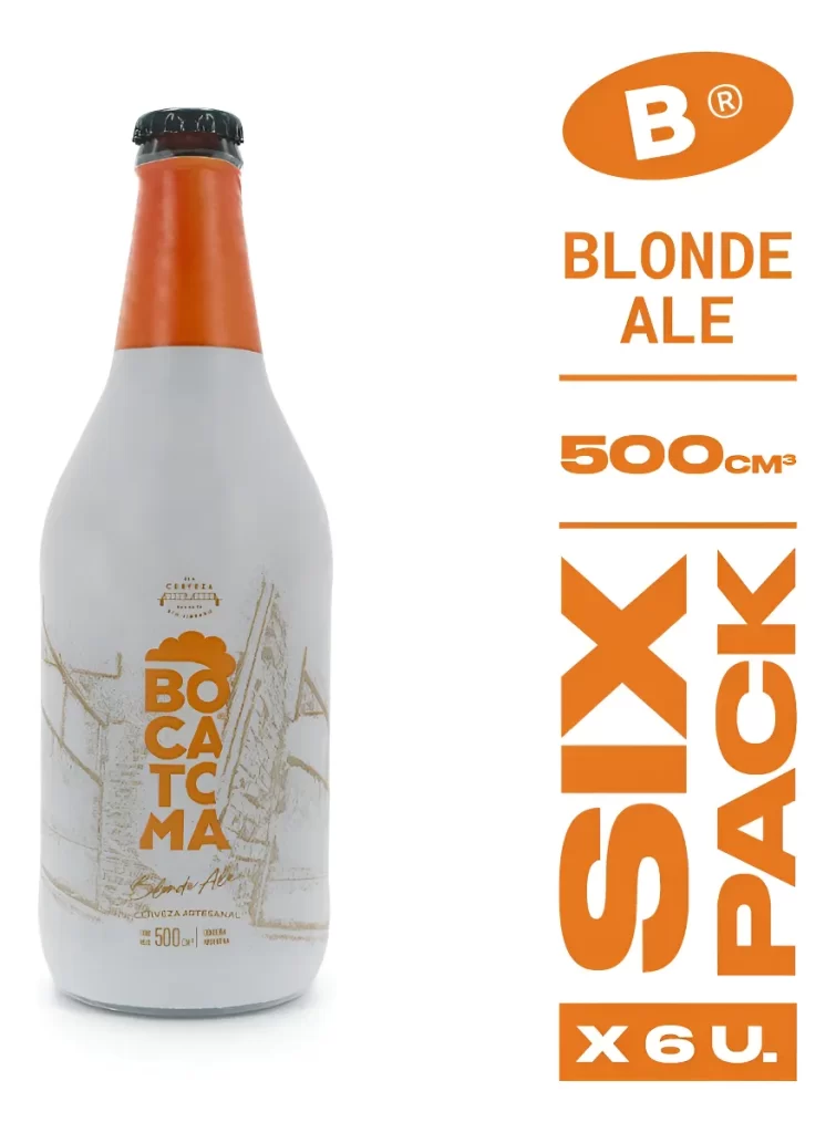 Cerveza Bocatoma Blonde Ale 500ml Pack De 6 Botellas - Imagen 7